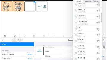 Proloquo2Go Programming Animals Sounds, Environmental Sounds, Expressions Buttons. Tutorial. AAC