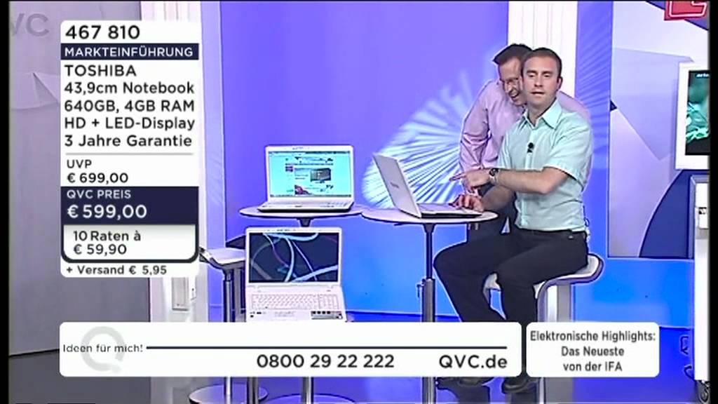Ich skype mit QVC