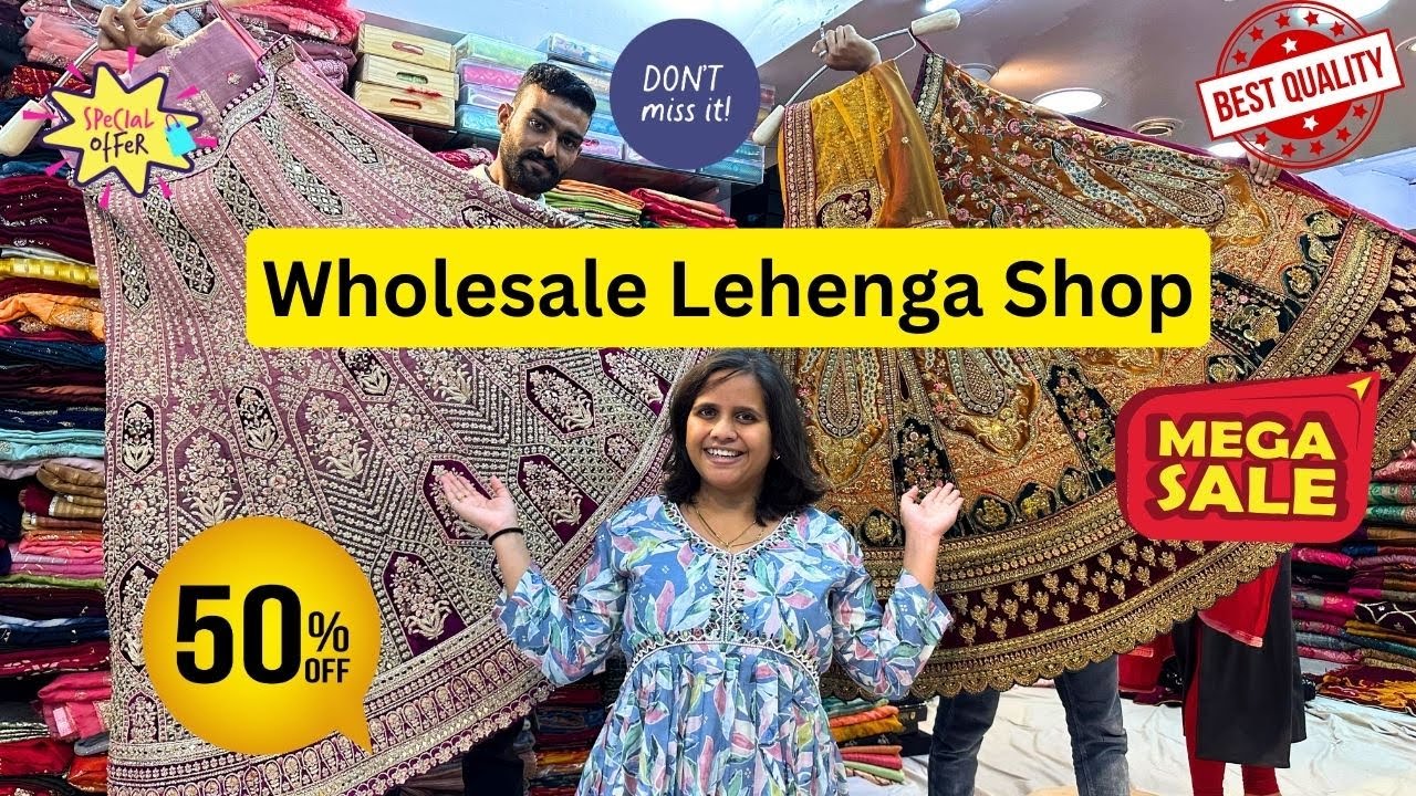 Sulaxmi Fashion | Lehenga collection | Wholesale Market Pune | लग्नासाठी लेहंगा Navratri Special