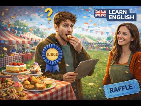 🎙️He Became a Judge… At a British Fête 😅 (Real English)