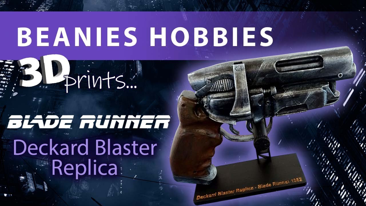 3D Printed Deckard Blaster Blade Runner - YouTube