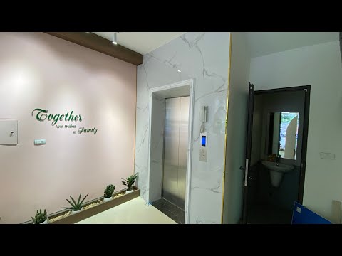 Video Ốp mặt cầu thang máy bằng tấm pvc giá đá màu trắng vân... - youtube