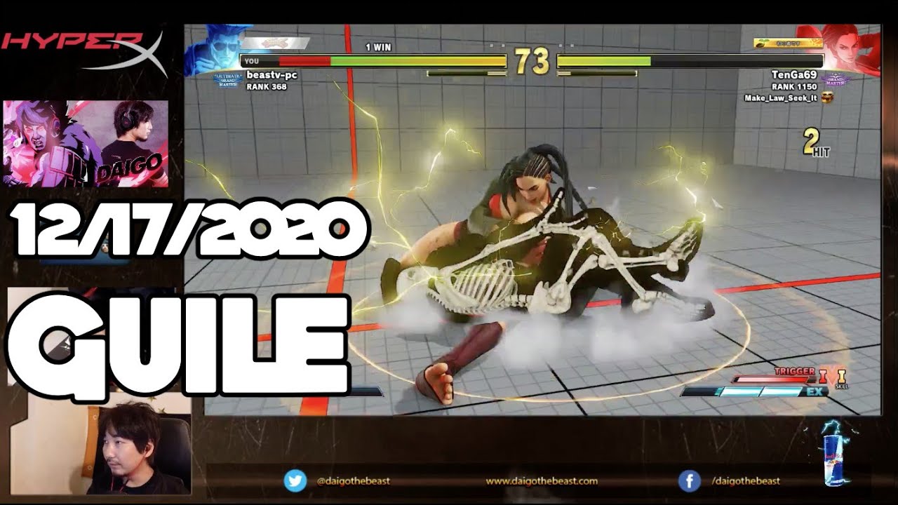 【BeasTV Highlight】 12/17/2020 Street Fighter V ガイル Guile