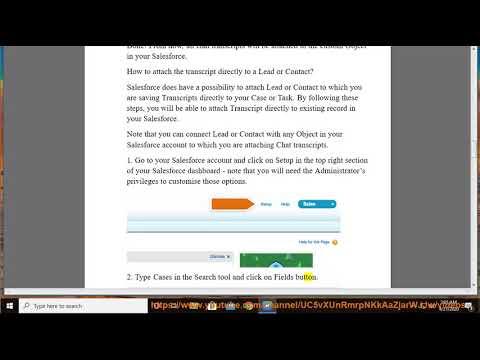 Integrate LiveChat with Salesforce: Configuration - YouTube