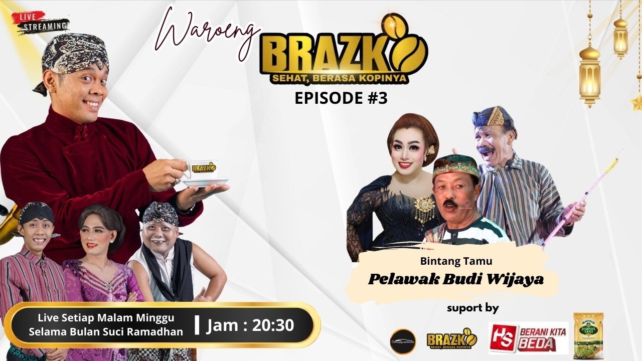 Waroeng Brazko Spesial Ramadhan Episode 3  Bintang Tamu Pelawak Budi Wijaya