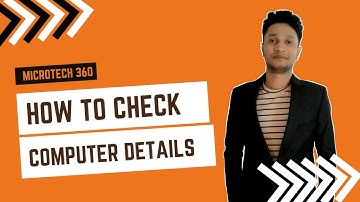 How to check computer details | How to check computer configuration
