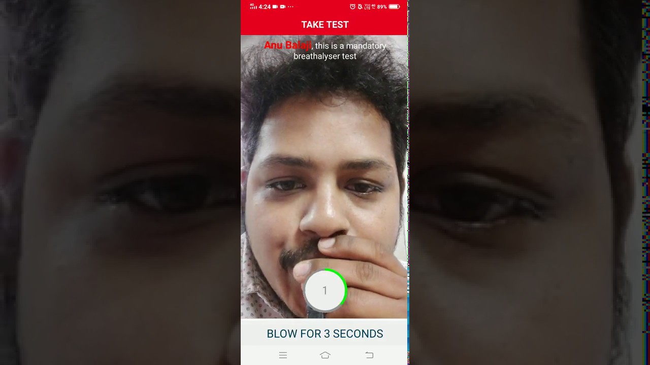 AlcoTrack Breath Analysis test: Remote Alcohol Monitoring