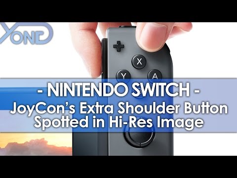 Nintendo Switch - JoyCon's Extra Shoulder Button Spotted in Hi-Res Image