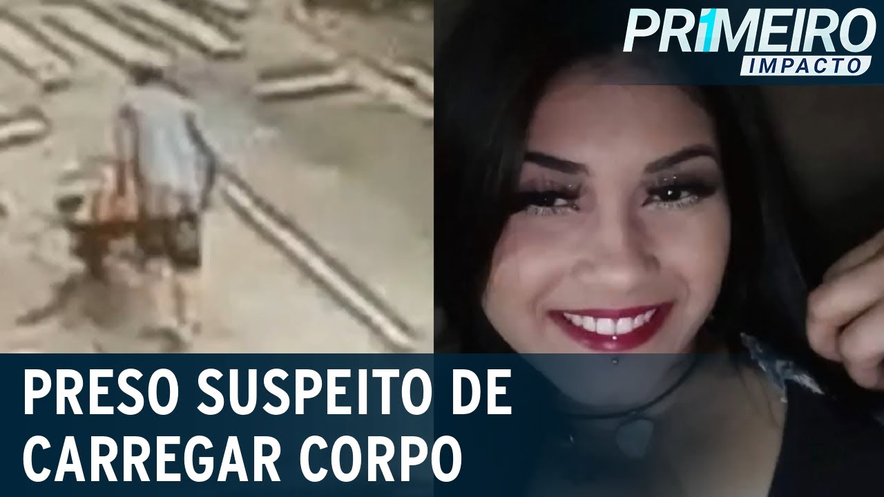 Imagens revelam corpo de jovem sendo carregado para terreno | Primeiro Impacto (31/03/22)