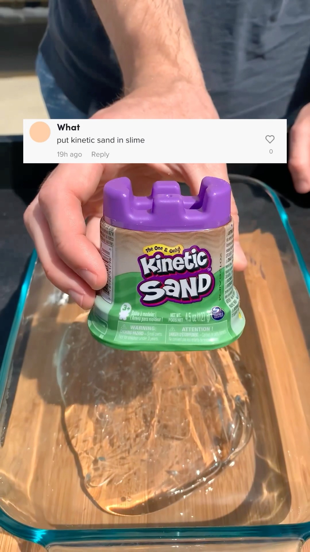 Kinetic Sand VS Slime