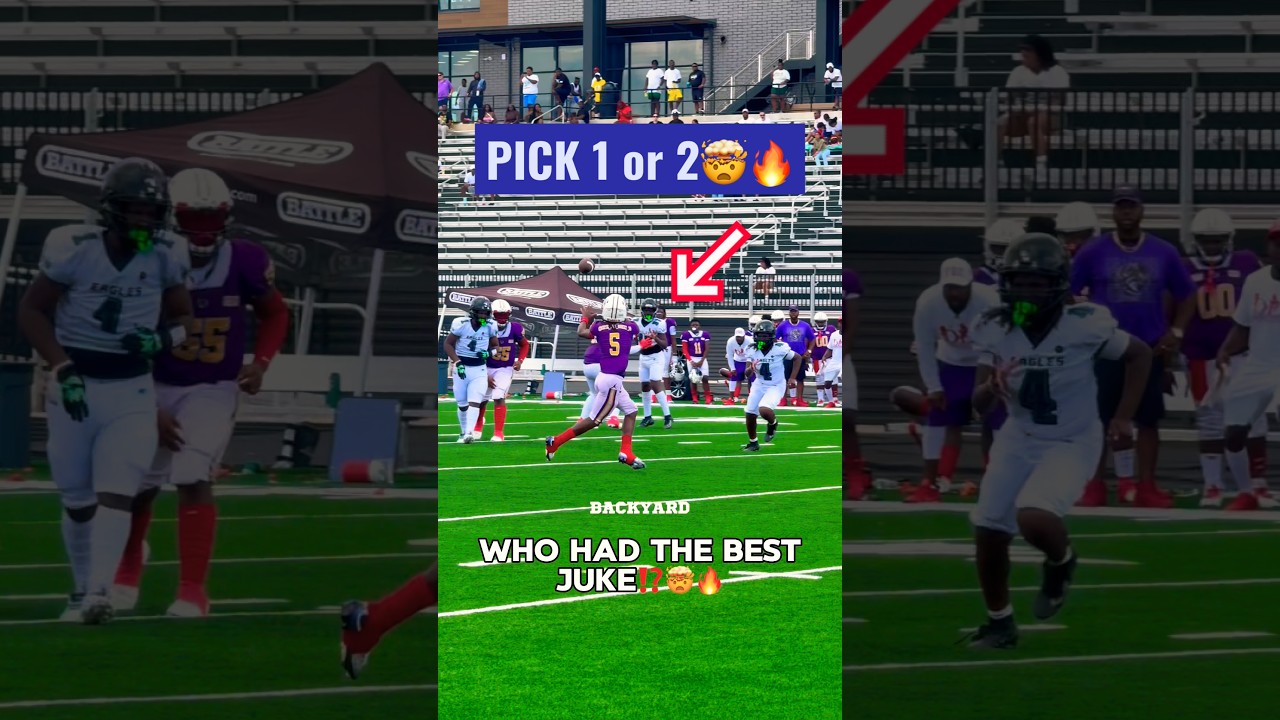 Who had the BEST juke⁉️ Pick 1 or 2🔥 #juke #footballshorts #footballplayer #footballskills #memes