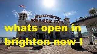 Brighton pier  re opened  mods  with there scooters ,great day out  loads to do  ,BA 360%