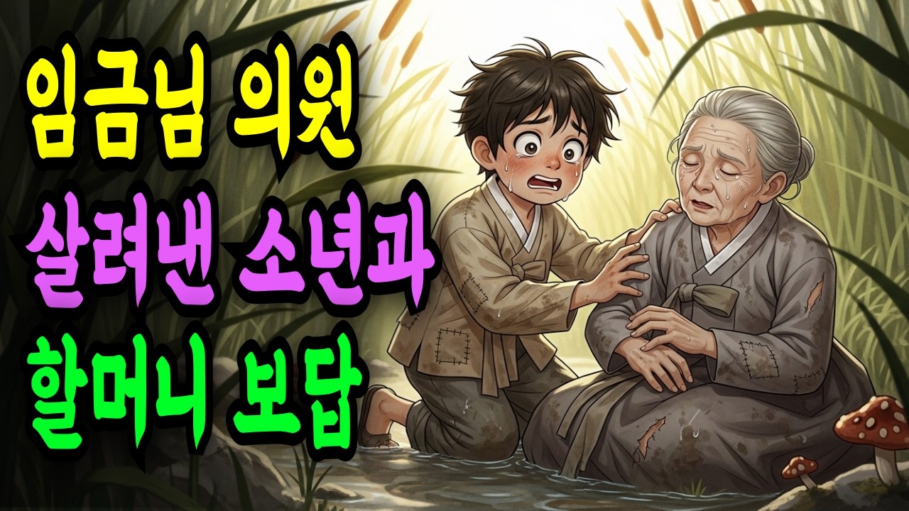 임금님을 고치던 의원이 왜 갈대밭에? 버려진 할머니를 구하고 인생 역전한 14살 소년의 기적 | 야담 민담 옛날이야기 오디오북 수면동화 전설 설화