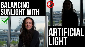 How To Balance Sunlight With Artificial Light in Photography | Working With Ambient Light