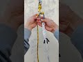 This is how slow-falling buckles are made, folk crafts, knotting skills, outdoor knotting, life