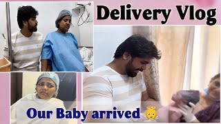 Finally our baby has Arrived😍| 15 hours of labour Pain 😭| Normal or C-Section| *Emotional vlog*🥲
