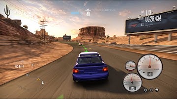 Xbox 360 - NFS Shift comparison unlocked framerate vs original (Ambush Canyon)