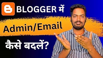 🔴 How to Change E-mail in Blogger | How to Make New Admin in Blogger | Blogger Permissions setting