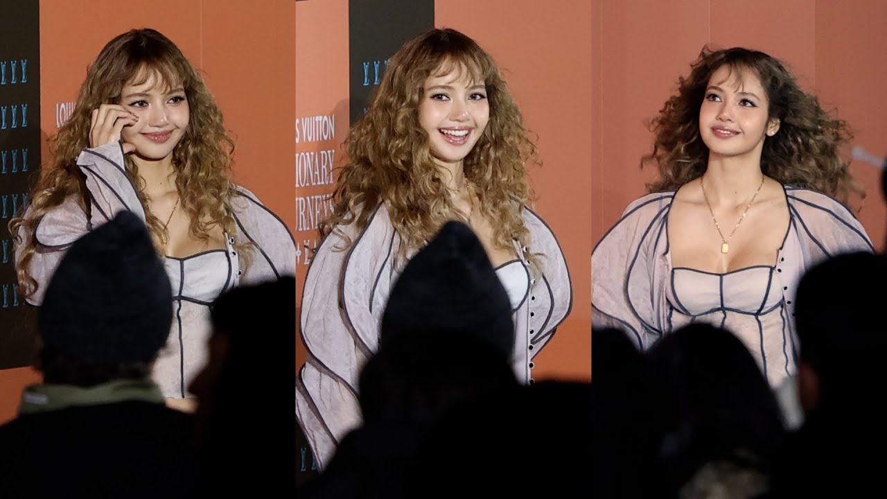 BLACKPINK (LISA) LOUIS VUITTON EVENT 블랙핑크 리사 루이비통 행사 포토월 직캠