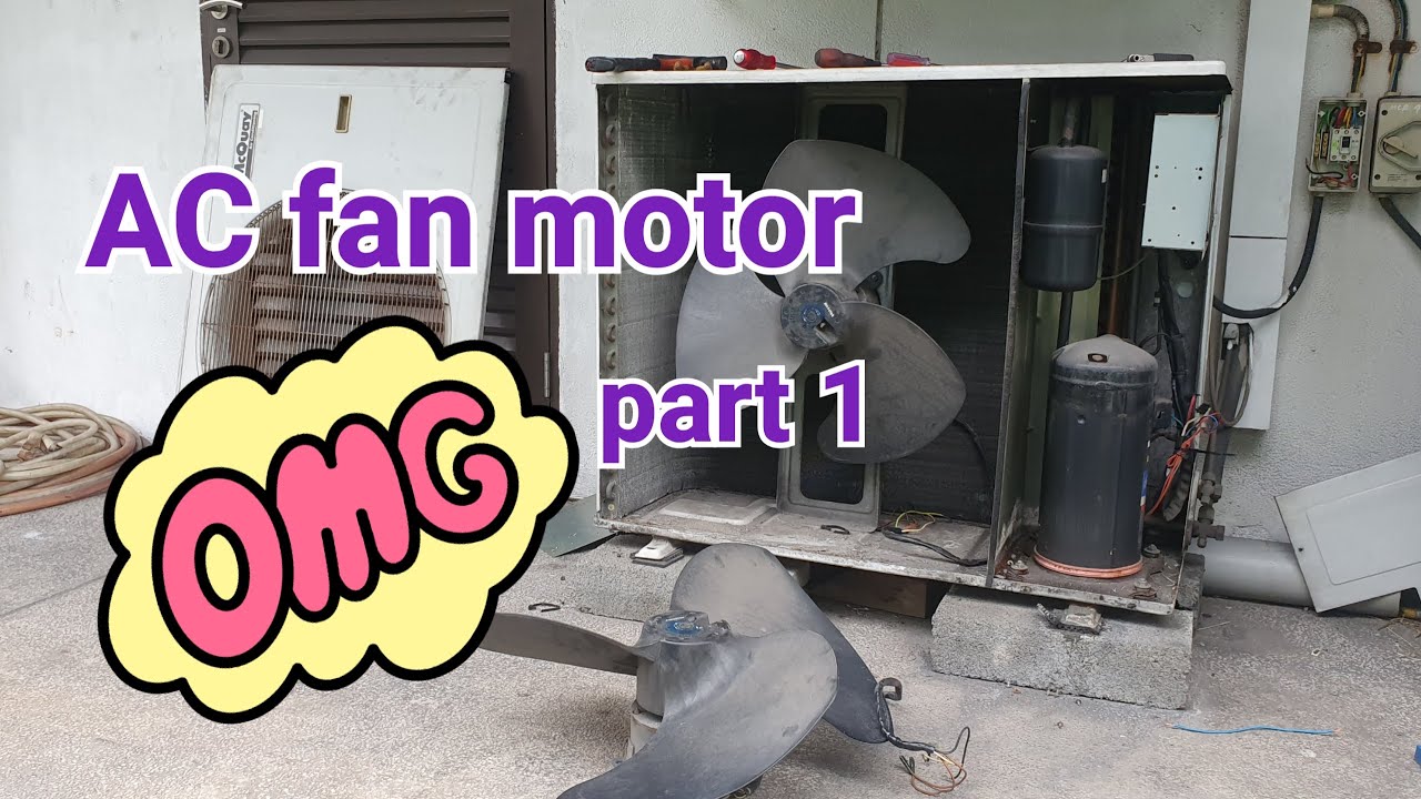 HVAC How to check air conditioners fan windings YouTube