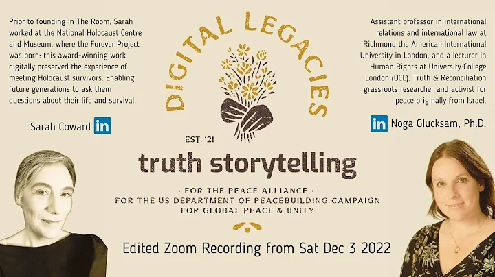 #DigitalLegacies #Truthstorytelli...   Dec 3 22 No...