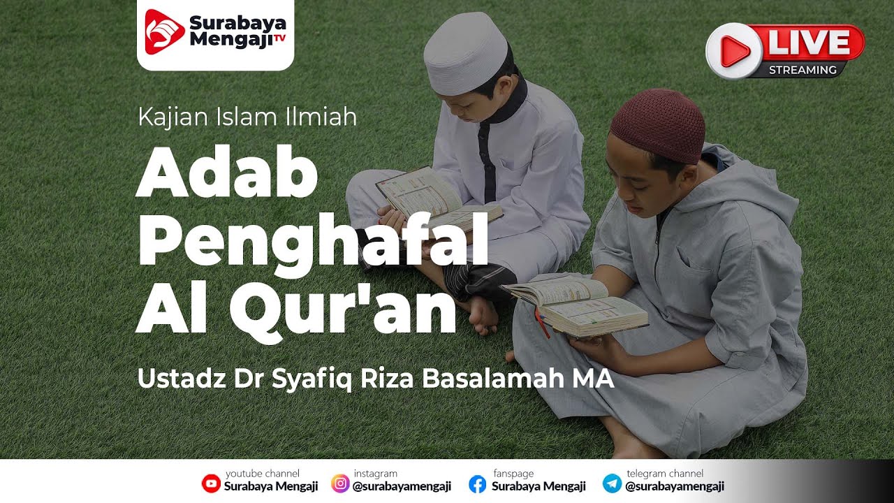 ⁣Mengulang Al Qur'an Dan Menghindari Lupa - Ustadz Dr Syafiq Riza Basalamah MA