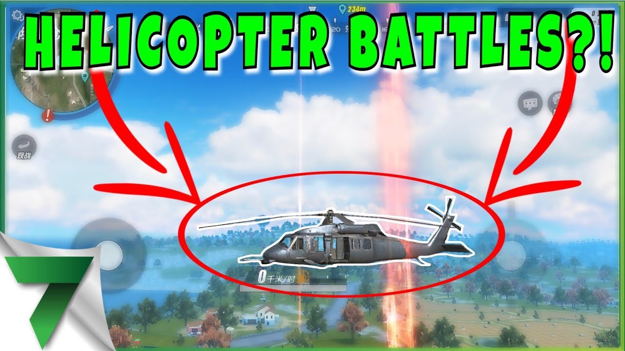NEW HELICOPTER, FREE GEMS AND HELICOPTER BATTLES?!?! | Rules of Survival