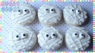 MUMMY MACARONS COOKIES, HALLOWEEN RECIPE DESSERT IDEAS 🎃 screenshot 4