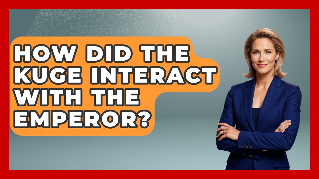 How Did The Kuge Interact With The Emperor? - Japan Past and Present