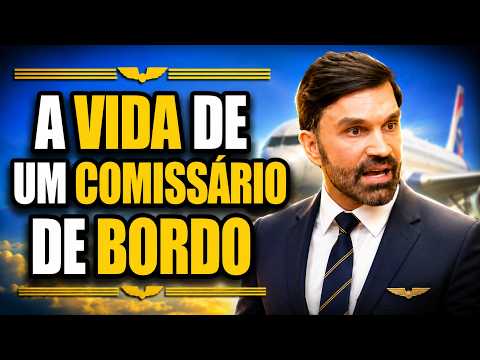 CHOCANTE: a ROTINA REAL de um COMISSÁRIO de BORDO! VOCÊ PRECISA VER ISSO