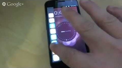 Ubuntu Touch Update to Saucy 13.10 - Demo BY Jorge Castro.