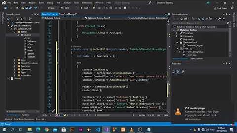 CRUD operation on Database in C# - dataGridView - update - cell event