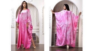 Pink Silk Caftan Luxury Silk Kaftan Maxi Dress Plus Size  Silk Kaftan Beautiful Kaftans Online screenshot 5
