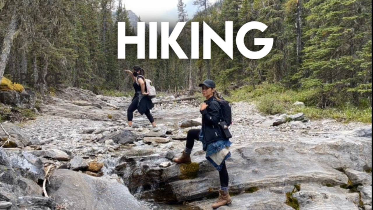Hiking at Kananaskis Junction Creek to Falls || Canada Travel Vlog