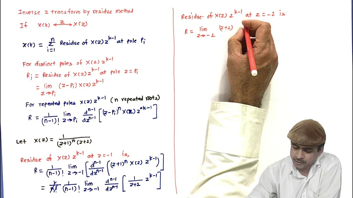 L13 Inverse z transform by residue method and direct division method