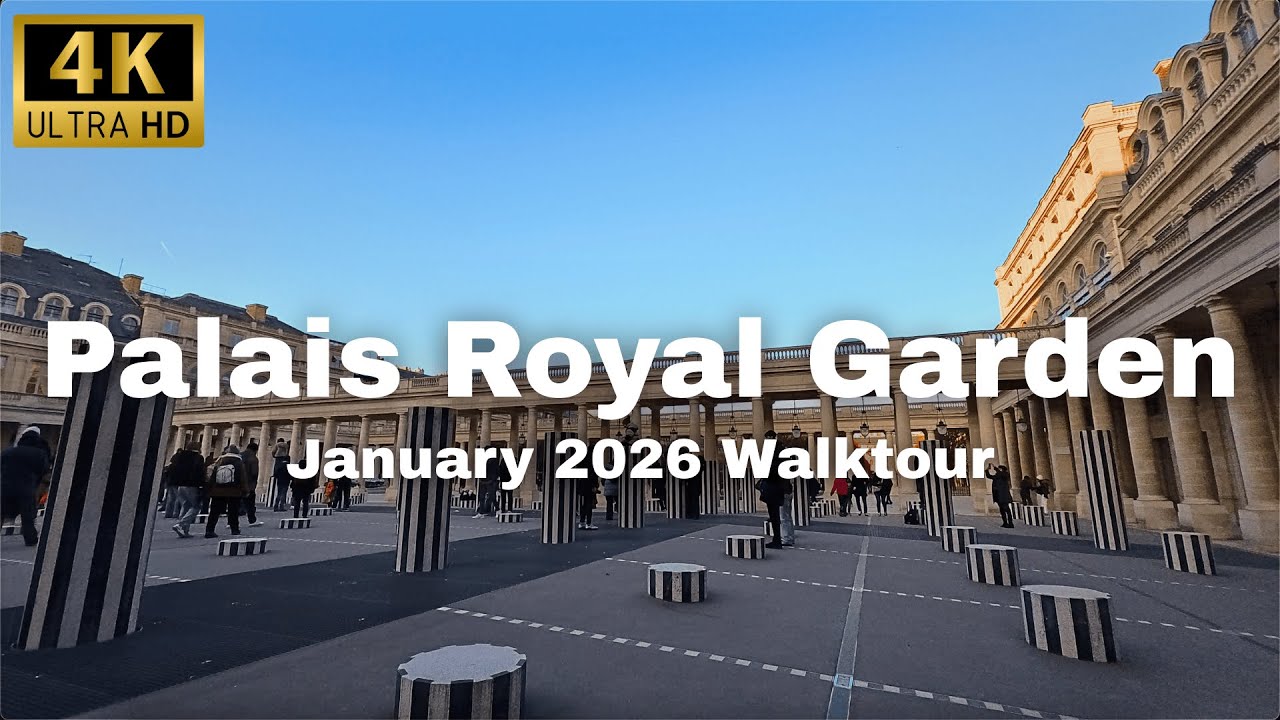 A Winter Stroll Through One of Paris' Iconic Gardens 🇫🇷