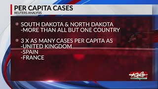 COVID-19 case surge: How South Dakota compares to other states, countries