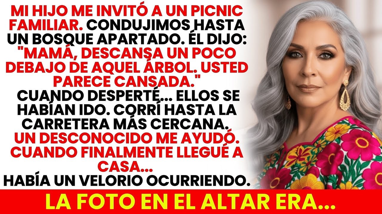 Mi Hijo Me Llevó Al Bosque Y Me Abandonó… Cuando Volví, Había Un Velorio. La Foto Me Hizo Gritar…