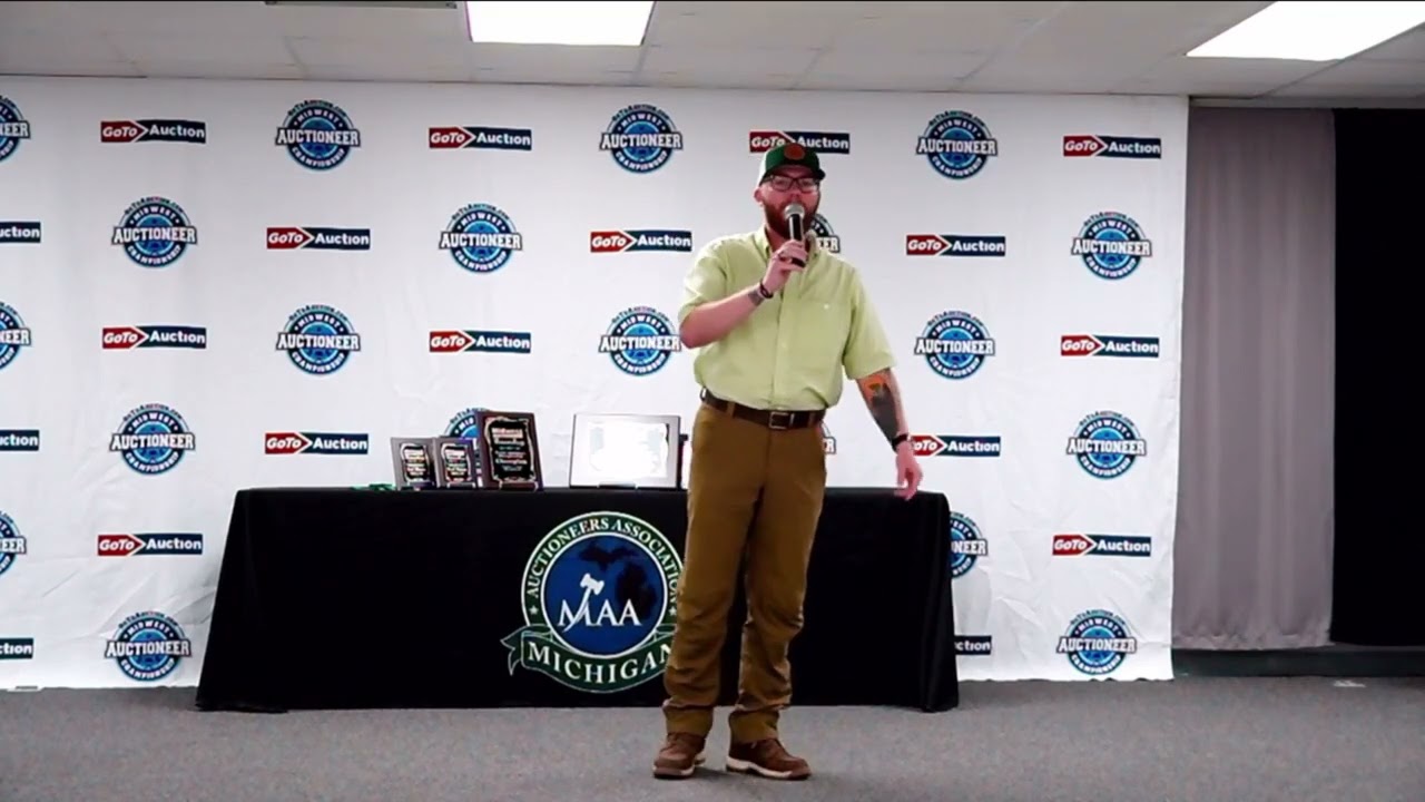 GoToAuction.com Midwest Auctioneer Championship 2025 - MWAC 2025 Finalist 4 Brad McGovern
