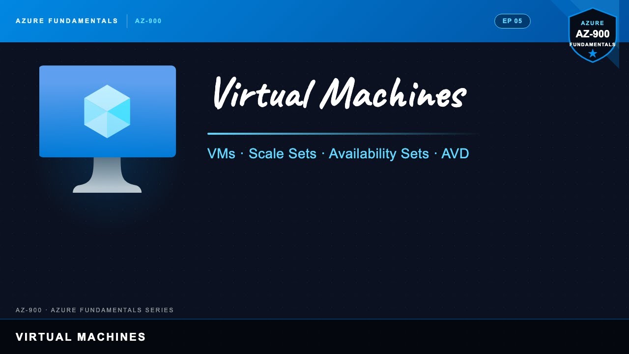 Azure Virtual Machines Explained | AZ-900 Ep.05 - YouTube