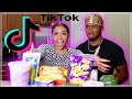 Trying TIKTOK FAMOUS SNACKS! *Don't do what I did*