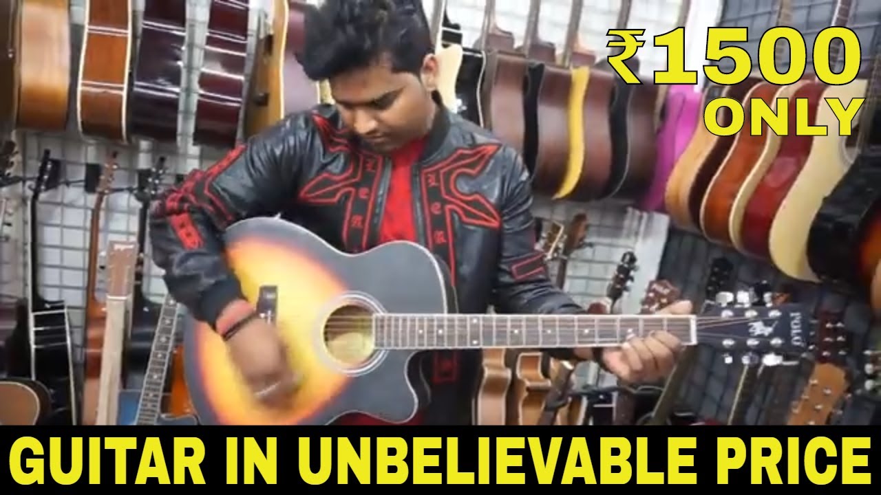 Buy Guitars (Electric, Bass, Acoustic) Harmonium, Drum, Sitar In Cheap