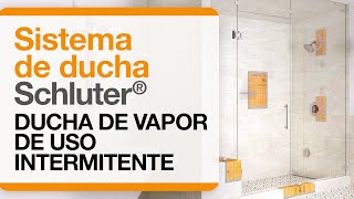 Por qué es tan importante el Sistema de ducha Schluter® en una ducha de vapor de uso intermitente
