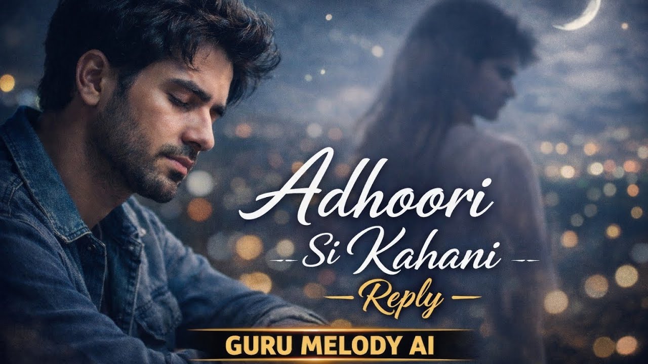 Adhoori Si Kahani | Sad Romantic Love Song | Male Version | Guru Melody AI