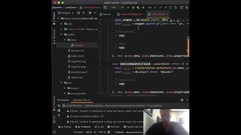 Integrating d3.js with React - Simple Charts - Resizable Line Chart Widget