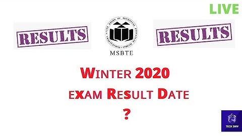🔴LIVE PROOF🔴 MSBTE RESULT WINTER 2020 DATE MSBTE UPDATE DIPLOMA RESULT || TECH SHIV ||