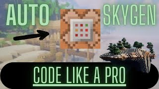 How To make an impressive Skygen | Minecraft Bedrock Tutorial for Beginners | Shops, plots, and gens