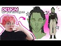 Fiz o design da minha personagem elfa 🌱💕 | Speedpaint + bate papo