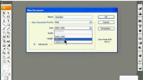 creating a new document in illustrator cs3 tutorial