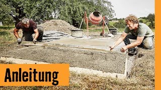 Fundamentplatte bauen | HORNBACH Meisterschmiede